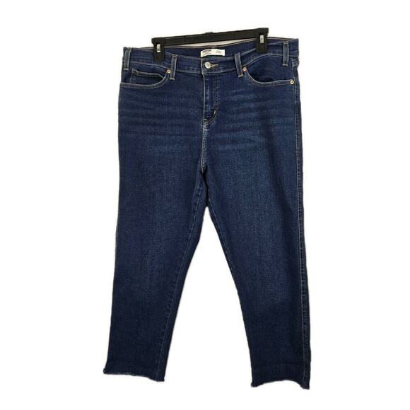 Signature by Levi Strauss & Co. Denim - Signature by Levi Strauss Jeans Women's 14 Blue Mid-Rise Heritage Boyfriend 32W